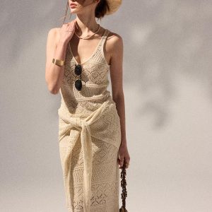 Women's 3-Piece Knit Sweater Set with High-Waist Skirt and Shawl